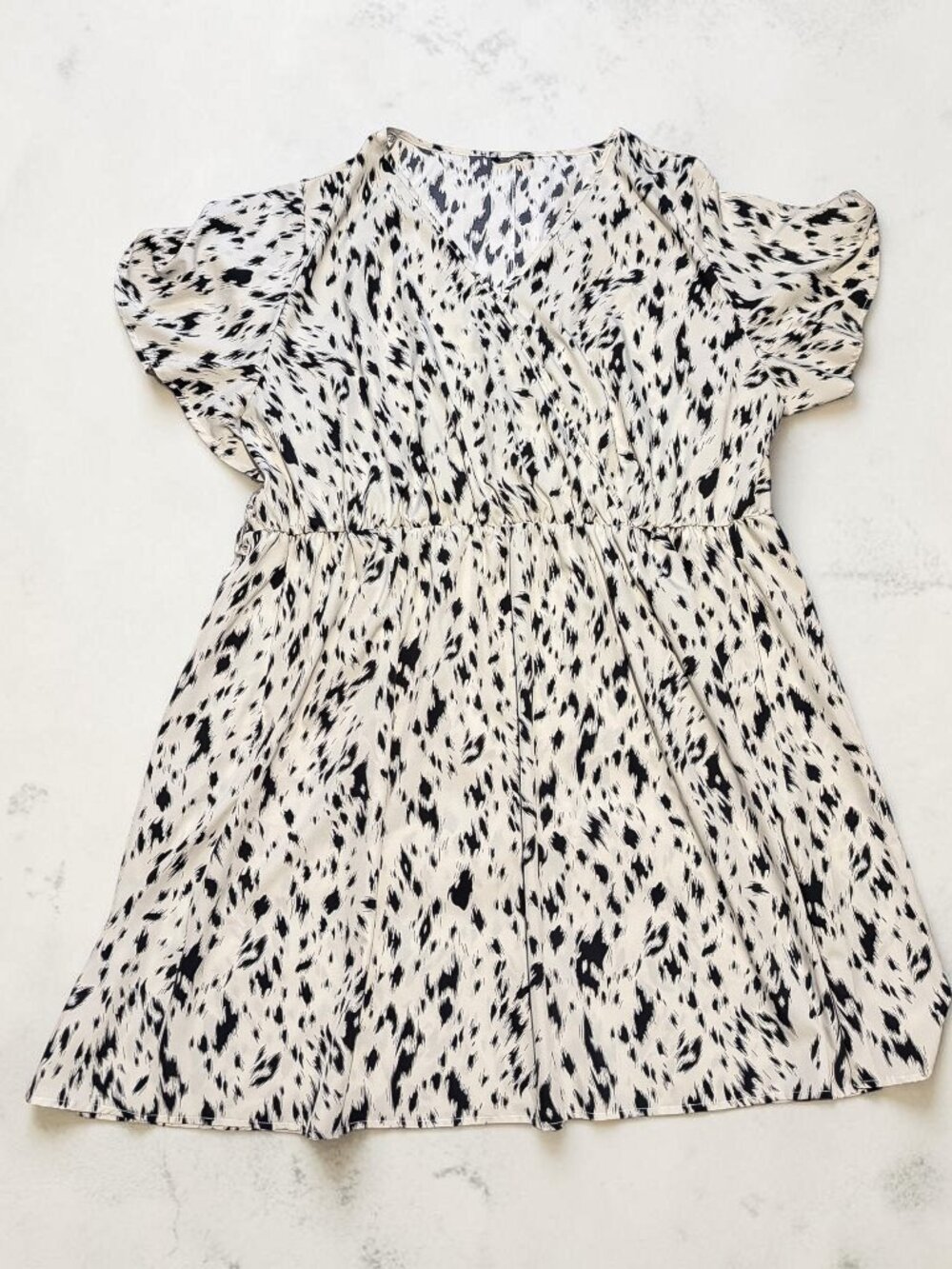 Bloomchic Abstract Leopard Print Dress Size 30